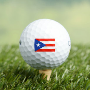 Boricua Banderas Puerto Rican Flag 4Julio Golf Balls