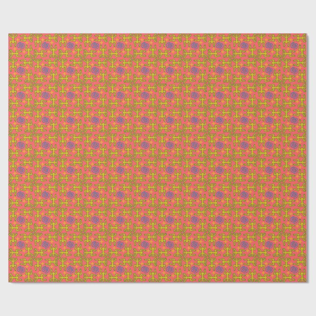 Boricua Christmas Coqui Square wrapping paper (Flat)