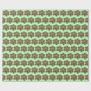 Boricua Christmas Sun Red wrapping paper