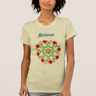 Boricua Coconut Flamboyan Wreath t-shirt