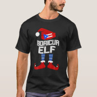 Boricua Elf Group Matching Family Christmas Gift F