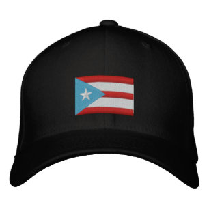Boricua Flag Embroidered Baseball Cap