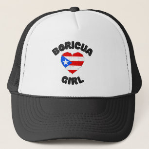Boricua Girl Puerto Rico  Trucker Hat
