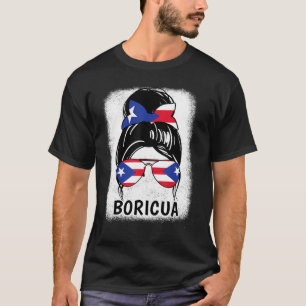 Boricua Puerto Rico Flag Hispanic Heritage Rican G T-Shirt