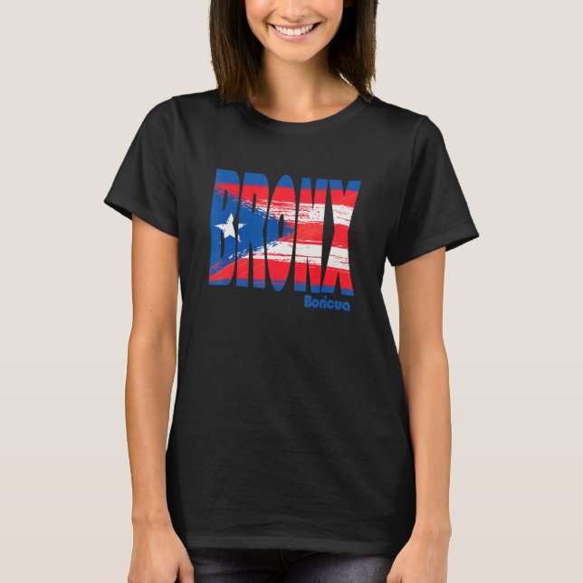 Boricua Roots Puerto Rico Pride PR Bronx Puerto Ri T-Shirt (Front)