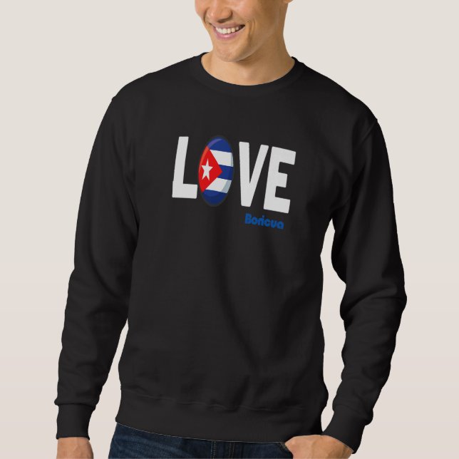 Boricua Roots Puerto Rico Pride PR Love Puerto Ric Sweatshirt (Front)