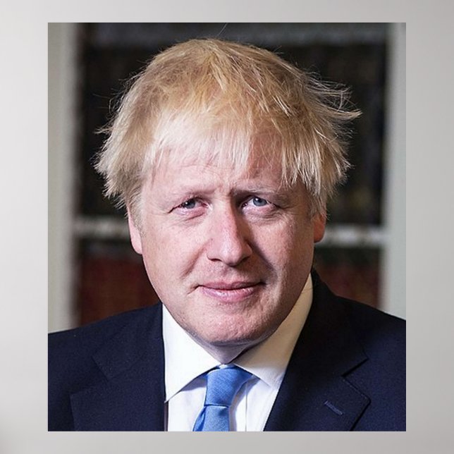 BORIS JOHNSON BRITISH PRIME MINISTER POSTER (Front)