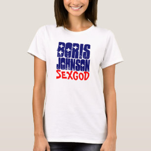 Boris Johnson SEXGOD Ladies Fitted Top