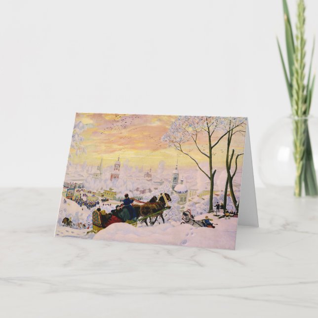 Boris Kustodiev Pancake Week CC0453 Card (Front)