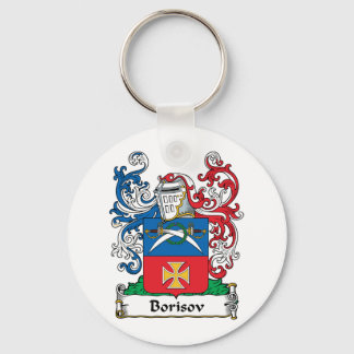 Borisov Family Crest Key Ring