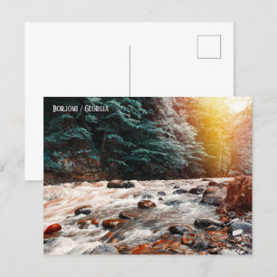 Borjomi creek postcard