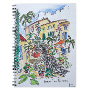 Bormes-les-Mimosas Provence-alpes-cote d'azur Spiral Notebook