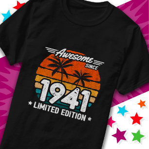 Born 1941 Limited Edition Retro Awesome Since 1941 T-Shirt