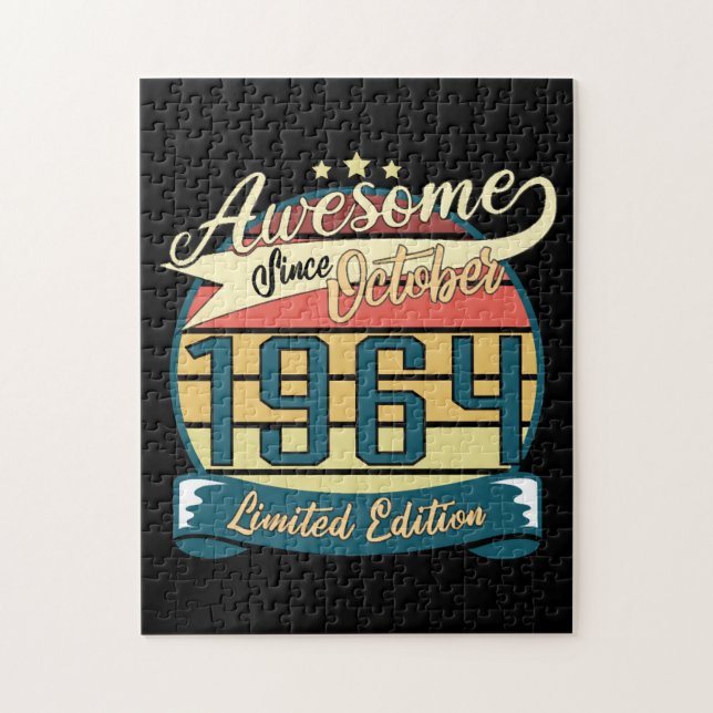 Born 1964 October Limited Jigsaw Puzzle (Vertical)