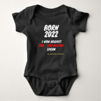 Born 2022 - I AM A WINNER Baby Strampler