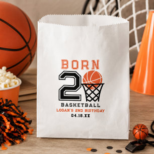 Born 2 Basketball Sports Boy's 2nd Birthday Favour Bags