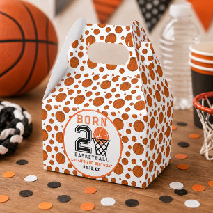 Born 2 Basketball   Sports  Boy's 2nd Birthday Favour Box
