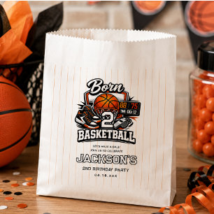Born 2 Basketball Sports Themed 2nd Birthday Favour Bags