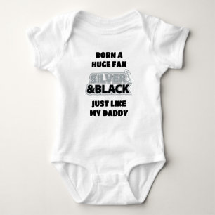 Born A Las Vegas Football Fan Baby Bodysuit