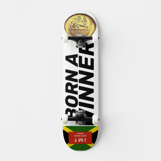 BORN A WINNER Skateboard (Front)