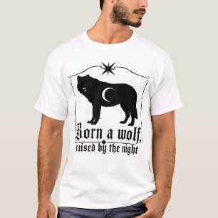 Born a Wolf Raised by the Night Gothic T-Shirt