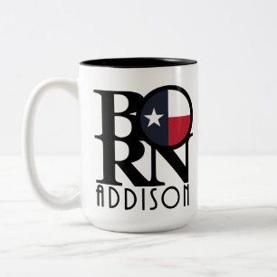 BORN Addison Texas 15oz Two-Tone Coffee Mug