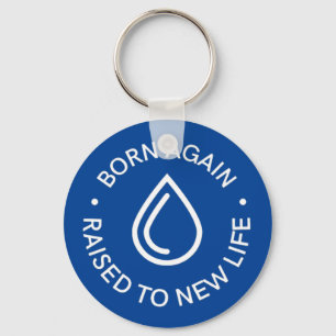 Born Again Baptism Keychain