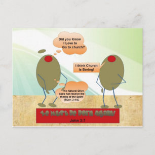 Born Again Olives Postcard