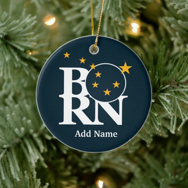 BORN Alaska Customizable Ornament (Tree)
