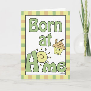 Born at Home Birth Announcement