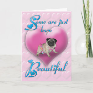 Born Beautiful Valentines card day