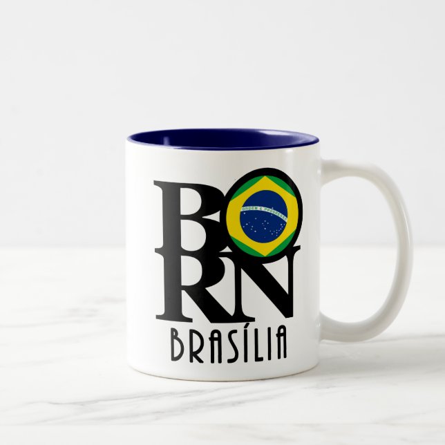 BORN Brasilia 11oz Two-Tone Coffee Mug (Right)