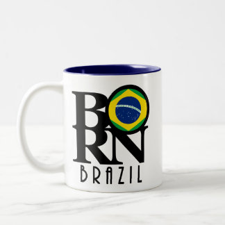 BORN Brazil 11oz Two-Tone Coffee Mug