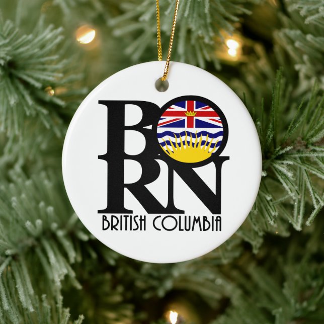 BORN British Columbia Ceramic Tree Decoration (Tree)