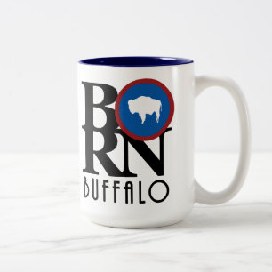 BORN Buffalo 15oz Two-Tone Coffee Mug