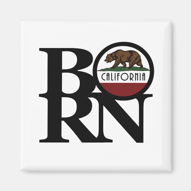 BORN California Magnet (Front)