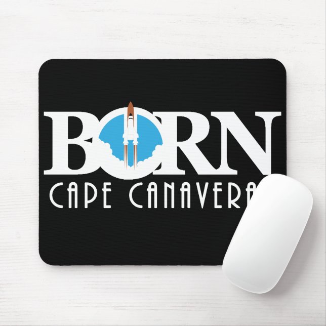 BORN Cape Canaveral Shuttle Mouse Pad (With Mouse)
