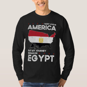 Born Egyptian Egypt American USA Citizenship T-Shirt