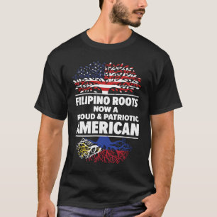 Born Filipino Philippines American USA Citizenship T-Shirt