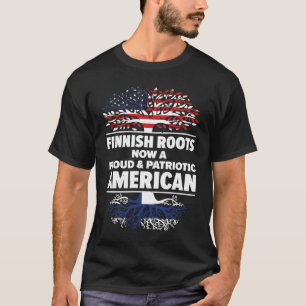 Born Finnish Finland American USA Citizenship T-Shirt