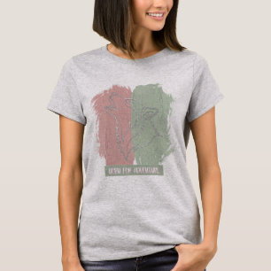 Born for Adventure Husky – Line Art Women T-Shirt