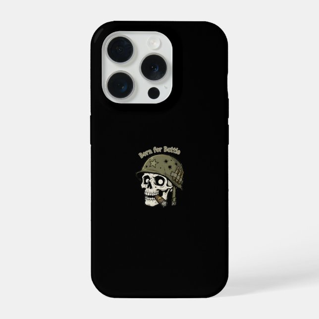Born for Battle iPhone Case (Back)