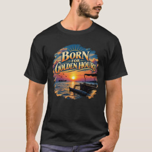 Born for Golden Hours Vintage Sunset Lover Art T-Shirt