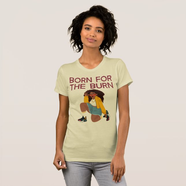Born for the Burn Curry Lover T-Shirt (Front Full)