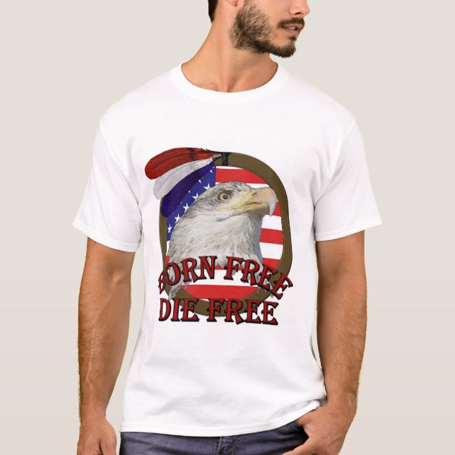 Born Free American Eagle T-shirt (Front)
