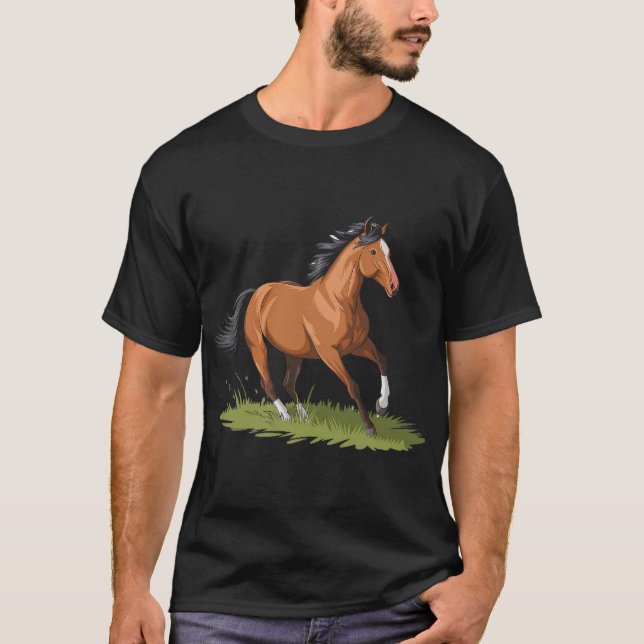 BORN FREE HORSE T-Shirt (Front)