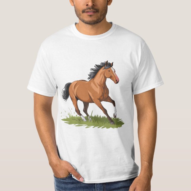 BORN FREE HORSE T-Shirt (Front)