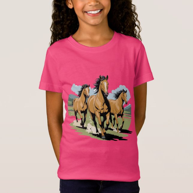 BORN FREE HORSE T-Shirt (Front)