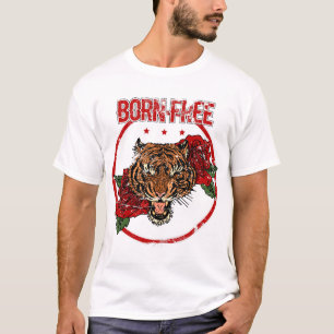 Born Free: Majestic Tiger Art Collection T-Shirt