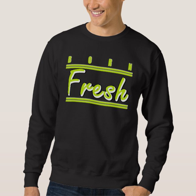 Born Fresh Heads Basketball Visionaire Volt 1s Mat Sweatshirt (Front)